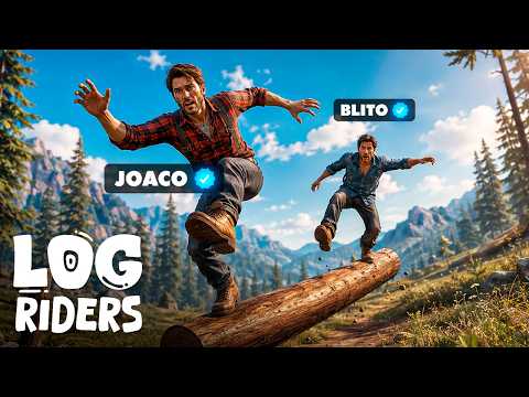 TILTEADOS 🤬 con BLITO en LOG RIDERS