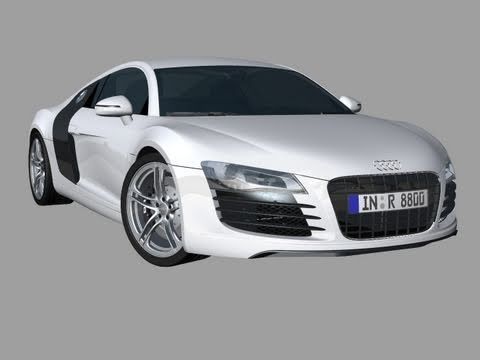 AK3D 3D car animation model Audi R8