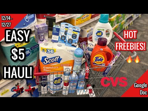 CVS Free, Cheap, & Money Maker Coupon Deals & Haul |12/14 - 12/27 |  FREEBIES!🔥| Learn CVS Couponing