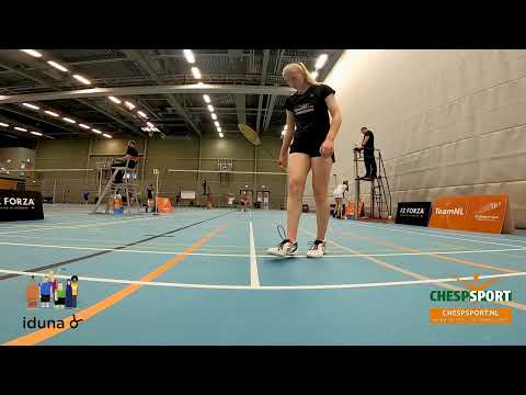 NJK badminton 2023 - VE halve finale Inger Pothuizen -  Stefanie Nijsse
