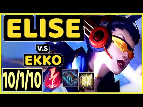 KREOX (ELISE) vs EKKO - 10/1/10 KDA JUNGLE CHALLENGER GAMEPLAY - EUW