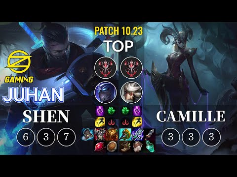 OZ Juhan Shen vs Camille Top - KR Patch 10.23