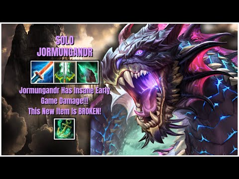 Solo Jormungandr || Jormungandr Has Insane Early Game Damage, Stygian Anchor Might Be Broken!!!