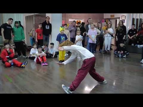 до 13 лет bboy Ginger vs Миша Троянский - "ALL OPTION" break dance battle
