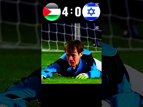 The day Palestine broke the Israel record😱🤯Palestine vsI srael 4-0 imaginary penalty shootout