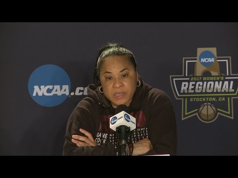POST-GAME: Allisha Gray, Kaela Davis, Dawn Staley on Quinnipiac — 3/25/17
