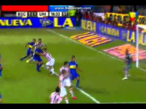 Boca Juniors vs Unión de Santa Fe (2-1) Primera División 2016 Fecha 7 Zona 2