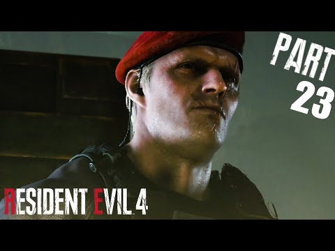 RESIDENT EVIL 4 REMAKE Walkthrough Part 23 - KRAUSER (FULL GAME)