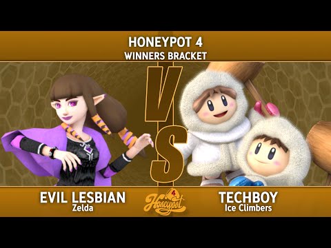 Honeypot 4 Winners Bracket - Evil Lesbian  (Zelda) Vs. Techboy (Ice Climbers)