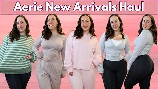 MASSIVE Aerie New Arrivals Haul | Matching Sets, Activewear, and Cozy Looks!