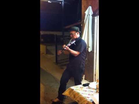 David Strother Playing Violin at Cuculapraline-Frenchic's  08/10/2013