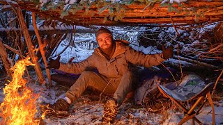 Winter Stealth Camping without a Tent