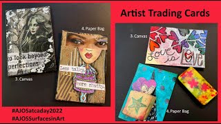 Artist Trading Card A Day all of June 2022! #AJOSatcaday2022