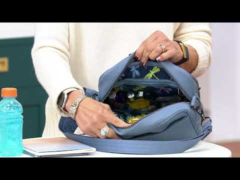 Lug Matte Luxe Crossbody with Charm Bar - Carousel XL on QVC