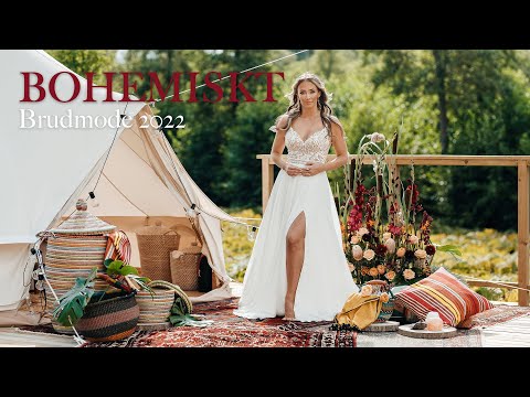 Bohemiskt brudmode 2022