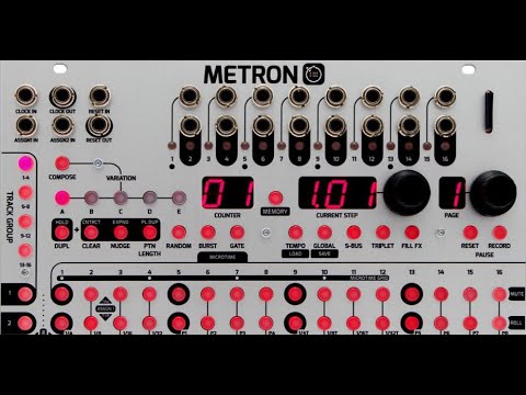 WMD Crucible Cymbal Synthesizer & Metron Gate Sequencer At SynthPlex 2019