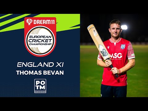 POTM: T.Bevan - Championship Week, Match 20 - SPA vs ENG-XI Highlights  Dream11 ECC, 2022  ECC22.116
