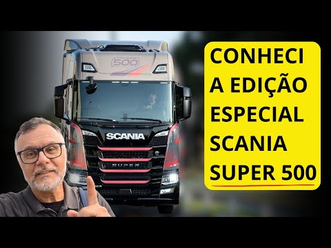 I drove a Scania Special Edition Super 500: STRENGTH, LUXURY and ECONOMY in one machine!