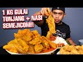 GILA MUKBANG 1 KG GULAI TUNJANG TAHU CRISPI PAKE NASI 1 MEJIKOM