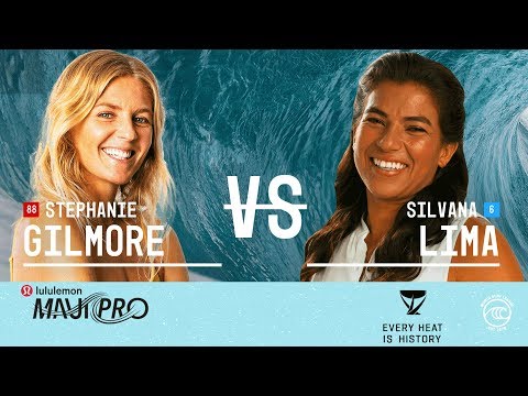 Stephanie Gilmore vs. Silvana Lima - Round of 16, Heat 8 - lululemon Maui Pro W 2019