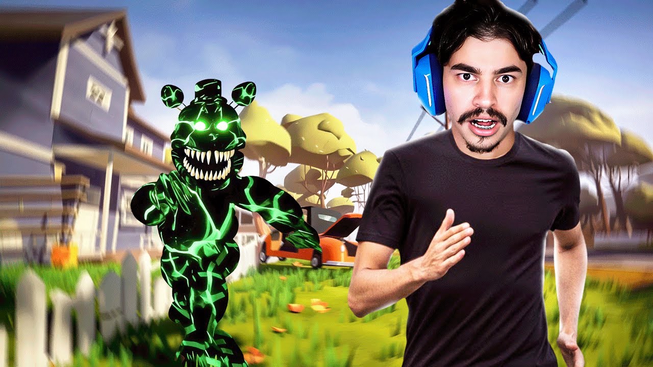O VIZINHO AGORA É O FREDBEAR E ELE É MUITO RÁPIDO! - Hello Neighbor