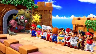 【スーパーマリオパーティ】マリオ衣装で全ミニゲーム対決！マリオ VS ピーチ VS ルイージ VS デイジー 4K UHD