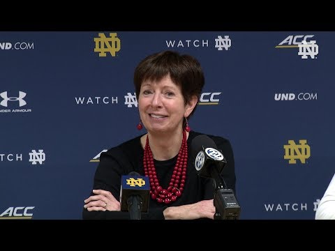 @ndwbb Muffet McGraw Post-Game Press Conference vs. Boston College (2018)