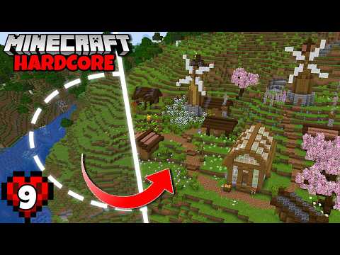 GeminiTay - I Built a FARMING VILLAGE in Hardcore Minecraft 1.20 Survival!
