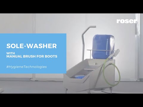 SOLE-WASHER with MANUAL BRUSH for BOOTS | ROSER GROUP