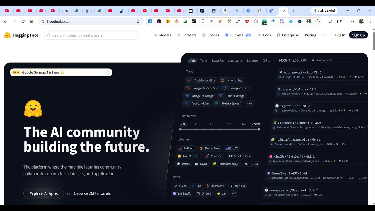Hugging Face is INSANE Download Unlimited AI Models & Run it Locally (100%) For FREE Forever