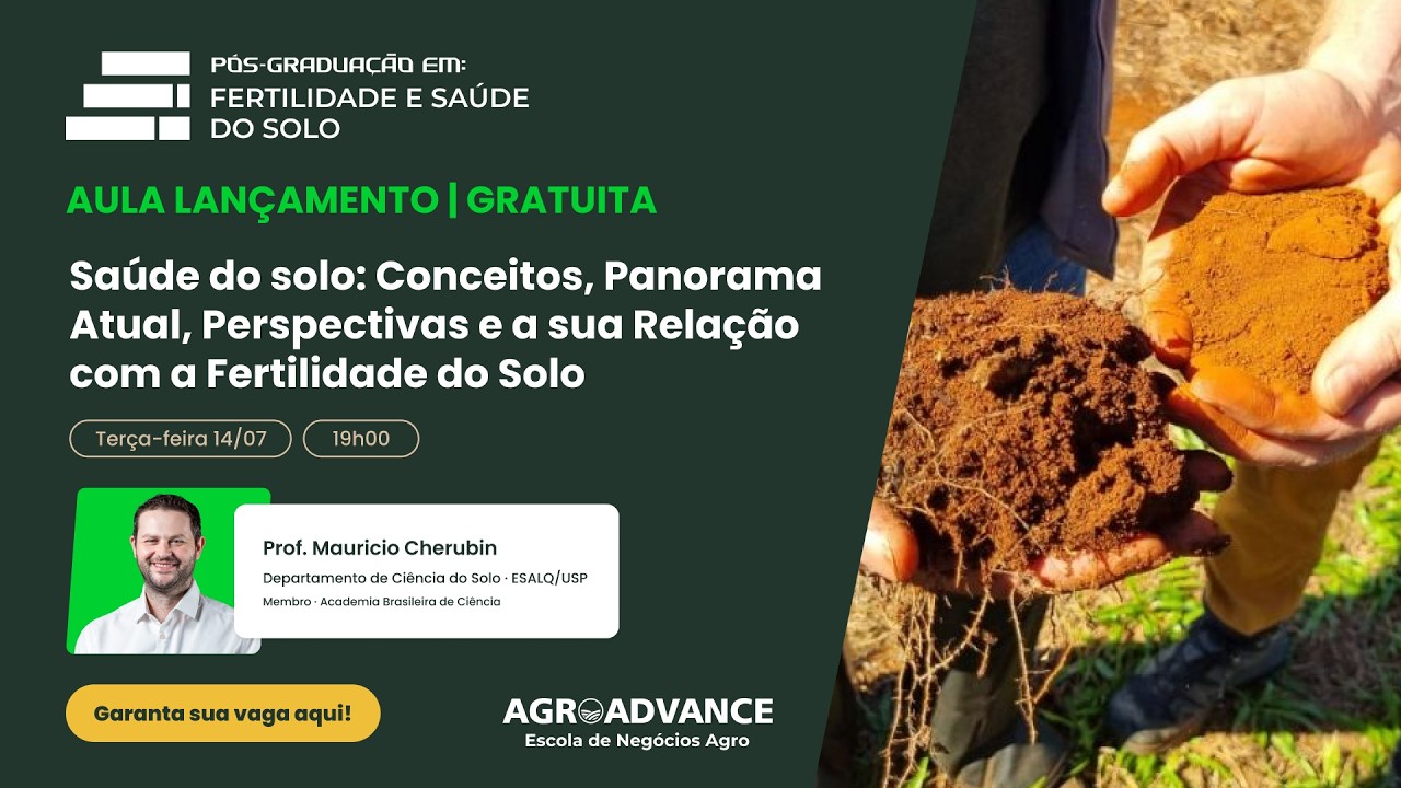Saúde do Solo: Conceitos, Panorama Atual, Perspectivas e a sua Relação com a Fertilidade do Solo