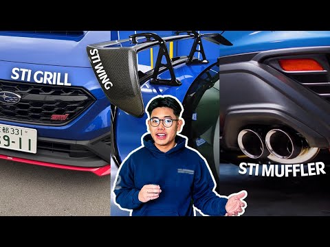 The STI Parts for the 2022+ Subaru WRX that you can’t option (outside of Japan)