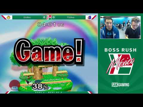 Boss Rush Mexico Pools - Gridloc (Peach) vs TS|Axe (Falco/Young Link)