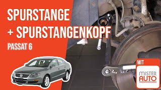 Youtube thumbnail of video "Wie Passat 6 Spurstange, Spurstangenkopf wechseln 🚗"