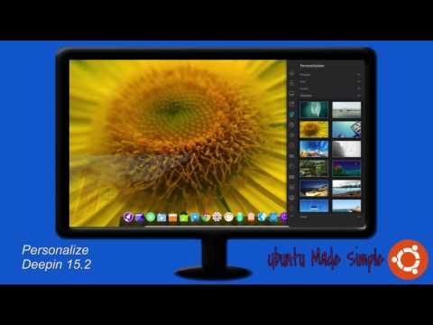How to personalize Deepin 15.2