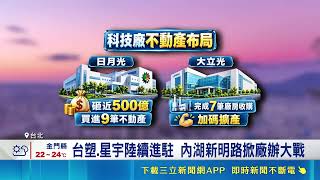 住宅房市冷商廠辦熱！台塑星宇進駐內湖新明路 科技大廠砸重金搶卡位｜三立財經iNEWS