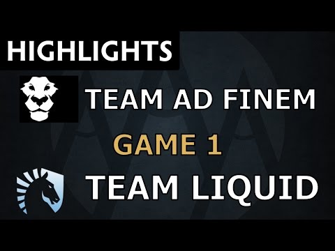 Team AD FINEM vs Team Liquid [Game 1] The Summit 5 - Dota Highlights