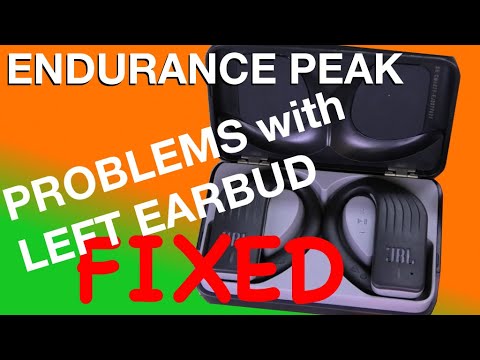 FIXING JBL ENDURANCE PEAK   Left earbud not working (how to)
