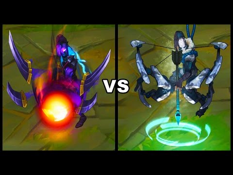 Dark Star Varus vs Arctic Ops Varus Best Varus Skins Comparison (League of Legends)