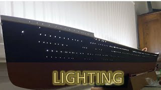 Radio Control Trumpeter 1:200 Titanic Build Part 12 - Electronics and Lights