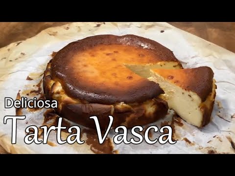 Tarta Vasca (basque burnt cheesecake) Receta fácil que sorprende a todos