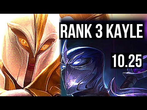 KAYLE vs SHEN (TOP) | Rank 3 Kayle, Dominating | EUW Challenger | v10.25