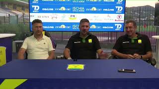 La conferenza stampa integrale di Mister Danucci