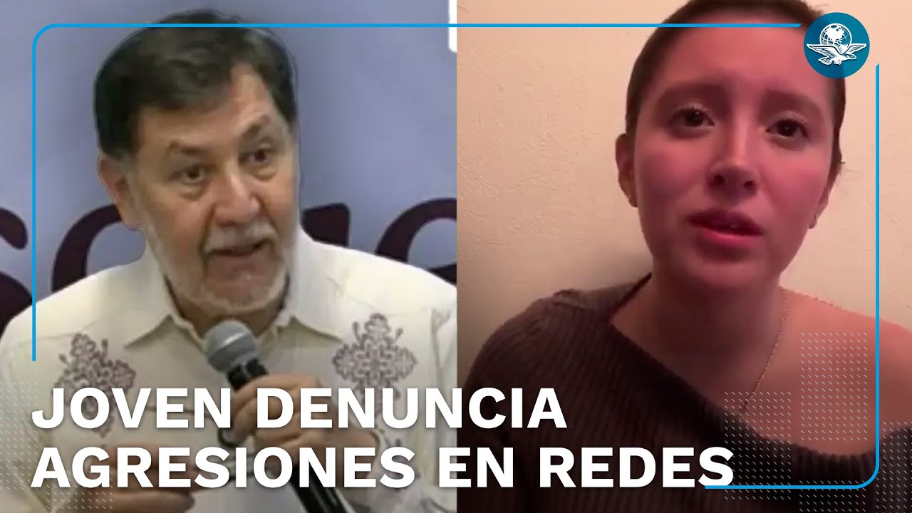 Joven que confrontó a Noroña denuncia acoso en redes