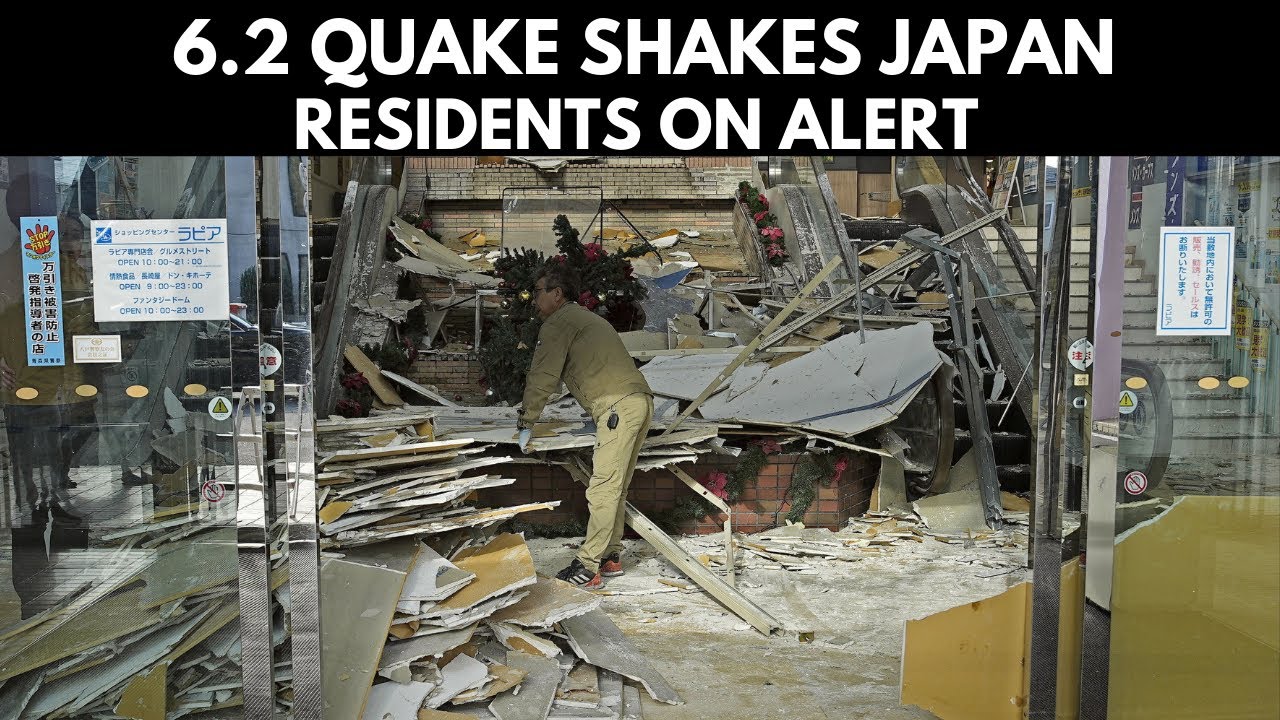 6.2 Magnitude Earthquake Hits West Japan: Shinkansen Trains Halted, Aftershocks Shake Chugoku |4K