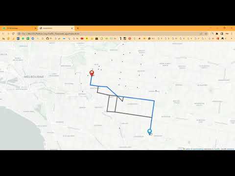 Traffic Flow Forecasting Route Navigator in Python Projects