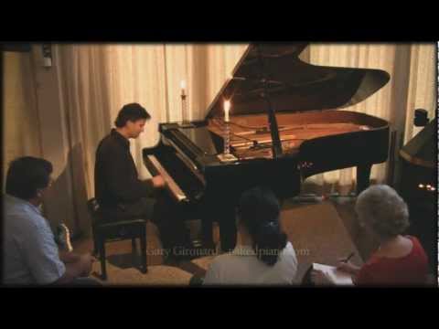 Gary Girouard - The Thinker - solo piano concert at Piano Haven, Kawai RX-7