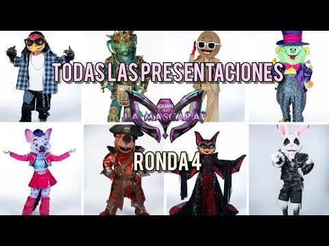 Todas las Presentaciones de la Ronda 4 de ¿Quien es la mascara? Mexico Temporada 7