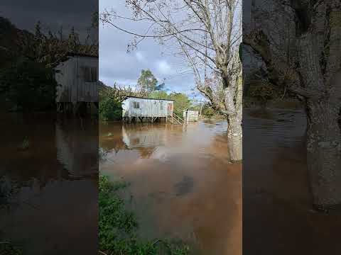 Rio Toropi,  15 hs, 11,80mt acima do nível, 29 de Julho de 2026, Ponte Ferrea da Vila Clara Mata-Rs
