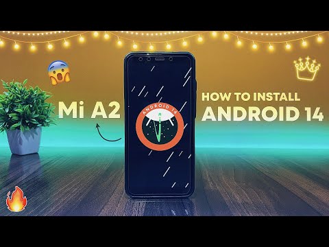 How to Install ANDROID 14 on Mi A2 - Step By Step Guide - Pure AOSP🔥